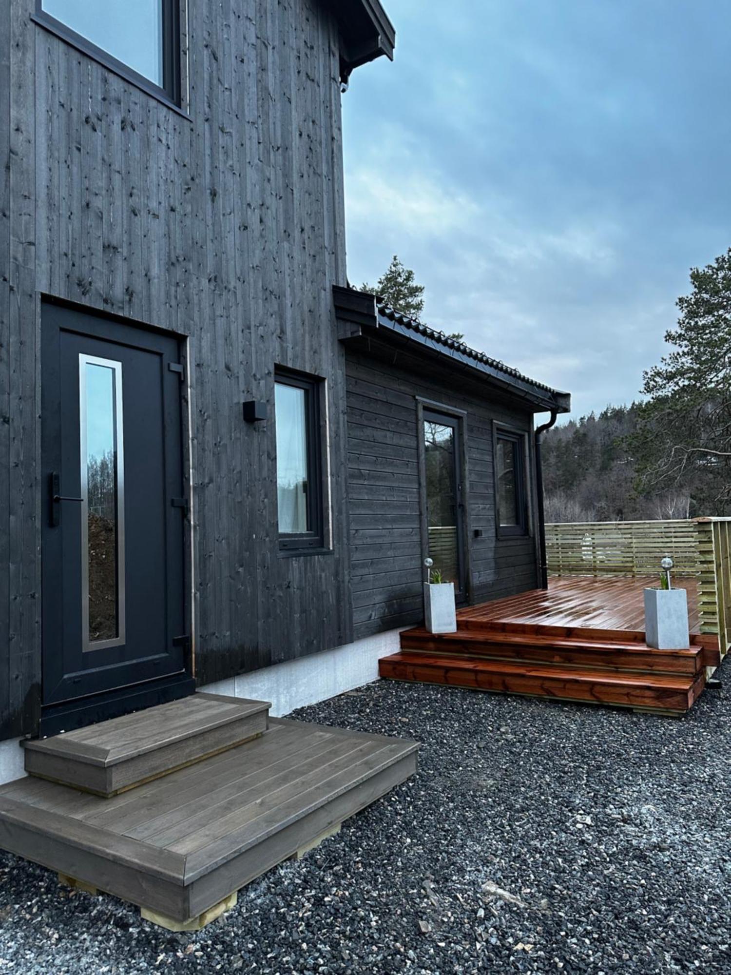 Familievennlig Apartment Tvedestrand Dış mekan fotoğraf
